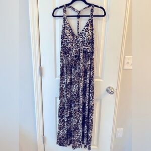 Moa Moa Animal Print maxi dress Size M